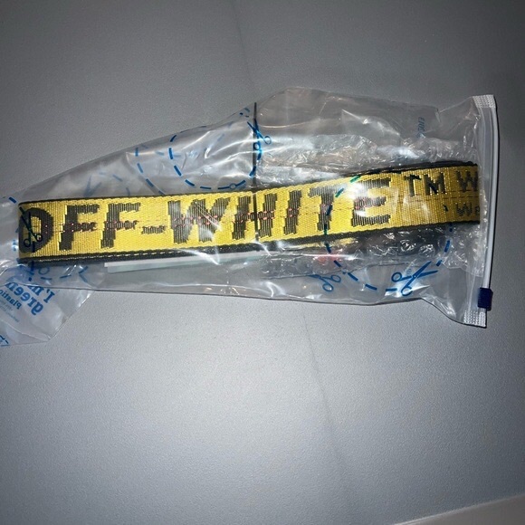 Off-White Industrial Belt (Yellow)